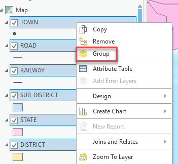 Group layers