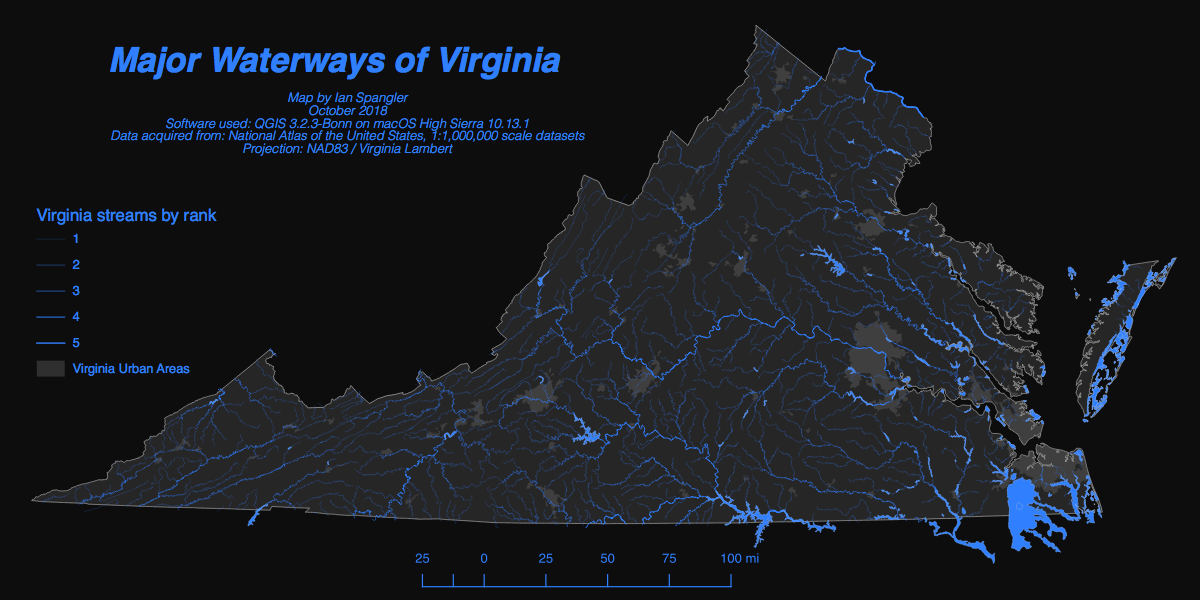 Map of Virginia Waterways
